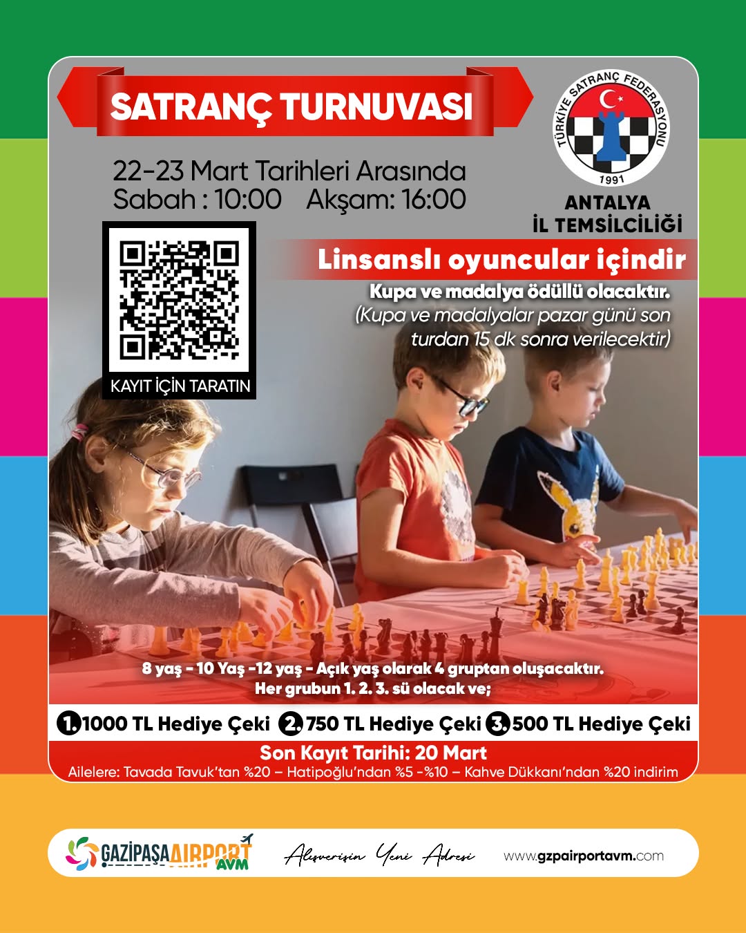 Satranç Turnuvası ♟️Yeteneğini test etmeye hazır mısın?